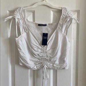 White Abercrombie Top